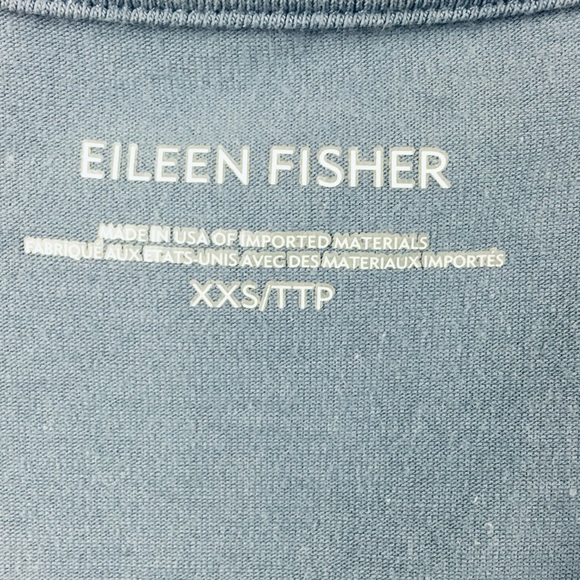 EILEEN FISHER Organic Cotton Stretch V-Neck Dress Size XXS - Picture 8 of 10